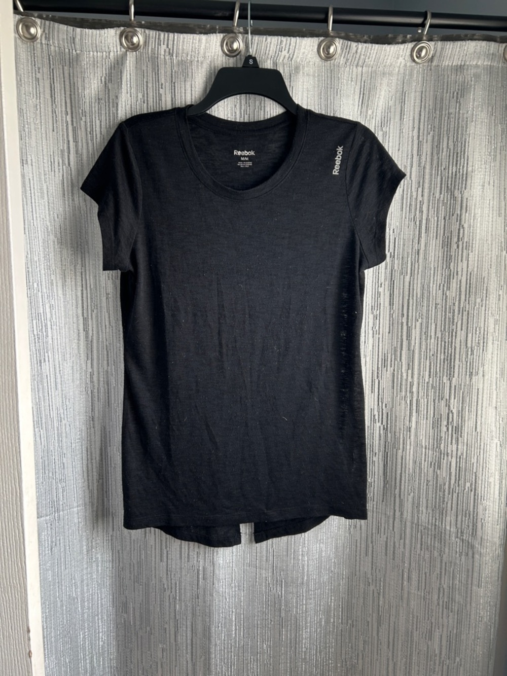Reebok Black Short Sleeve Crewneck Women's Tee